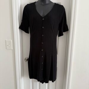 Torrid Black Ribbed Knit Dress